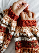 Cargar imagen en el visor de la galería, Cardigan Riverbed - Patron Crochet