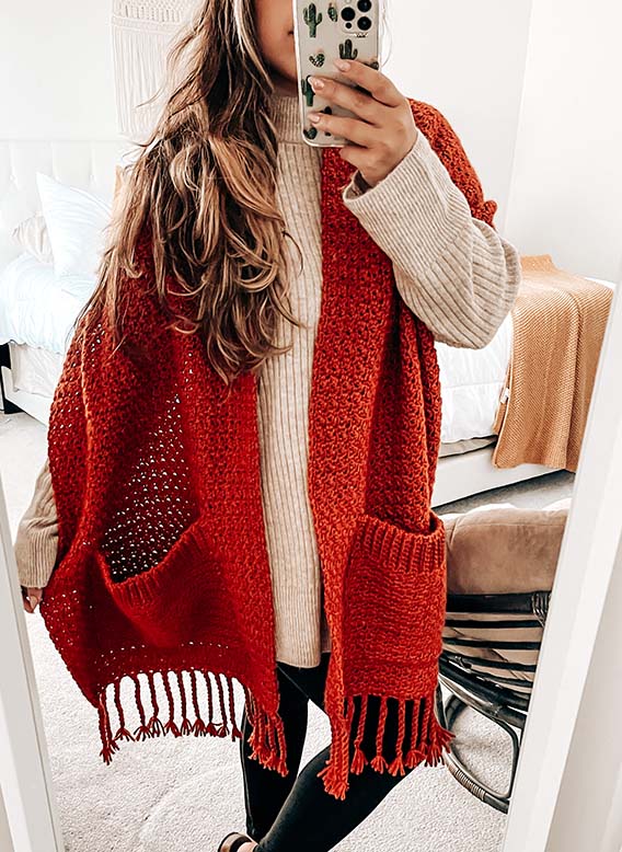 Bufanda Amber - Patrón Crochet