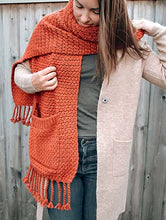 Cargar imagen en el visor de la galería, Bufanda Amber - Patrón Crochet
