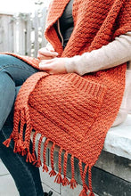 Cargar imagen en el visor de la galería, Bufanda Amber - Patrón Crochet
