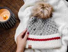 Cargar imagen en el visor de la galería, Patrón Dos Agujas - Gorro Sock Monkey