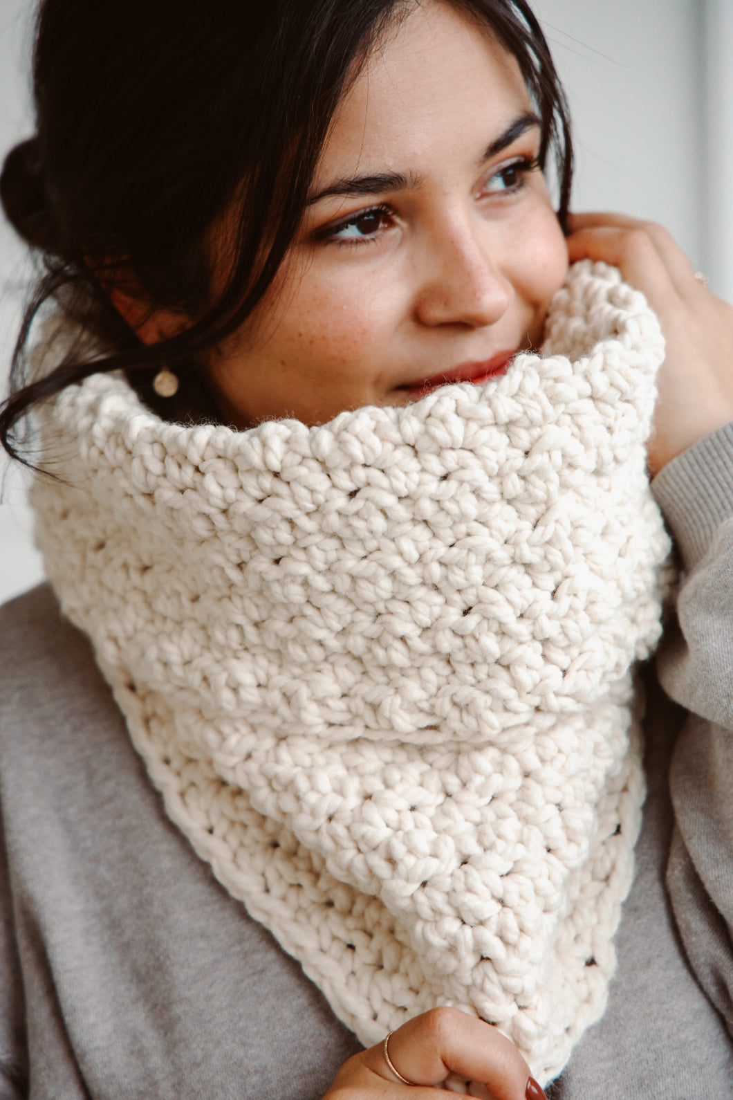 Cuello & Bufanda Nollie - Patrón Crochet