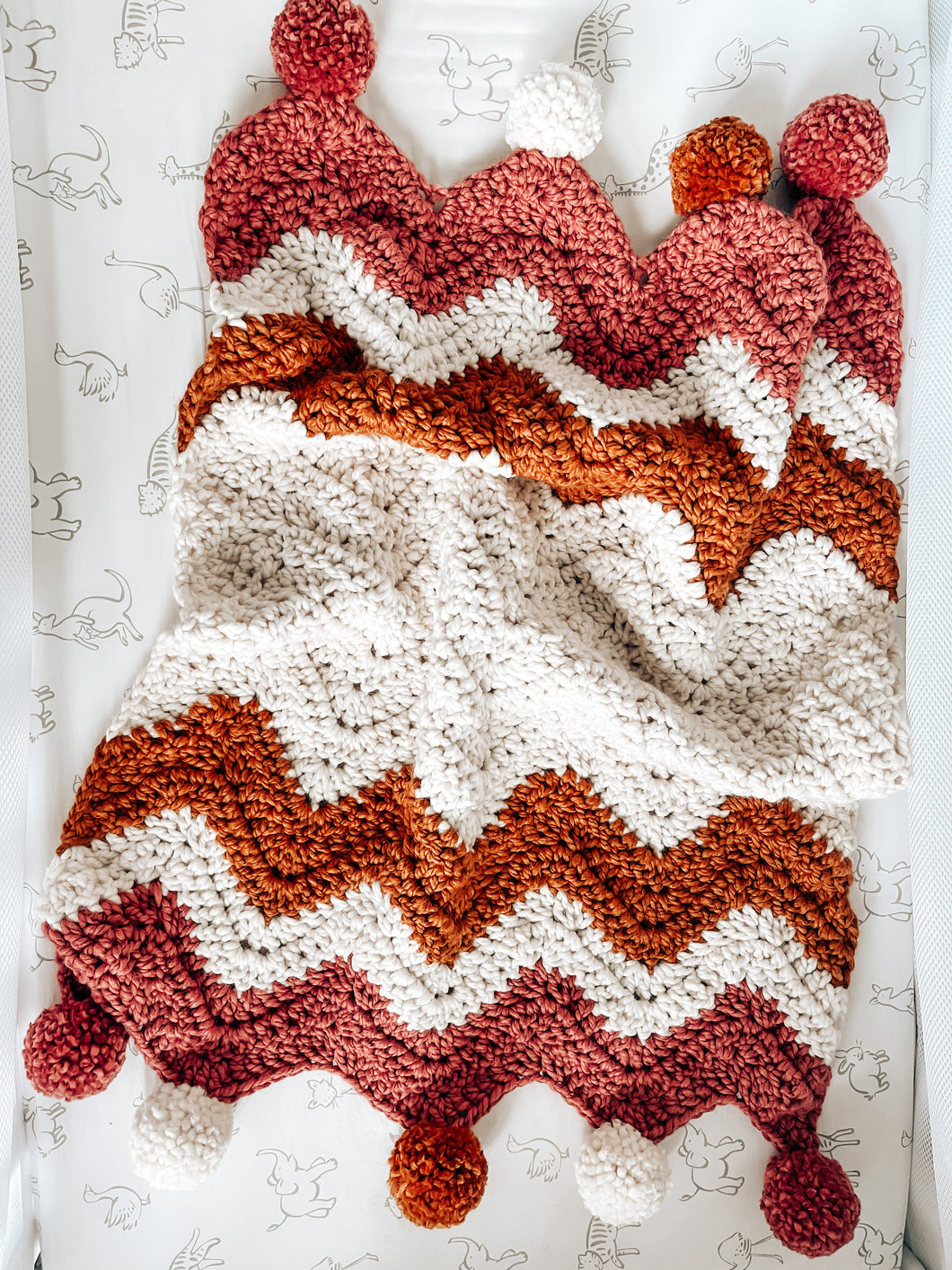 Manta Magnolia a Crochet - Patrón PDF Descargable