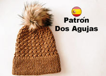 Cargar imagen en el visor de la galería, Patrón Dos Agujas - Gorro Crossover con Pretina Doble
